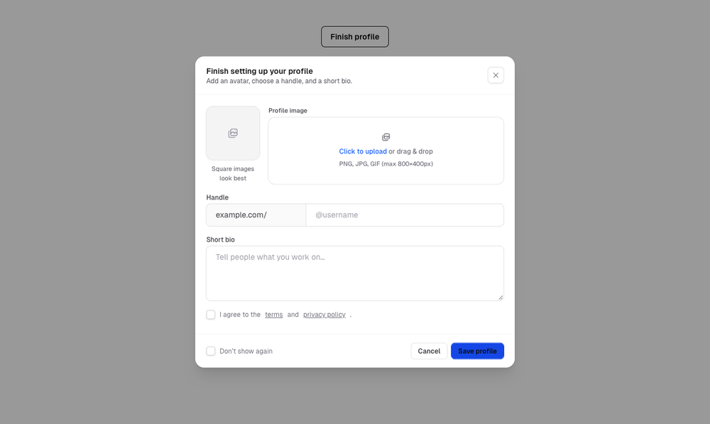 modals preview 3