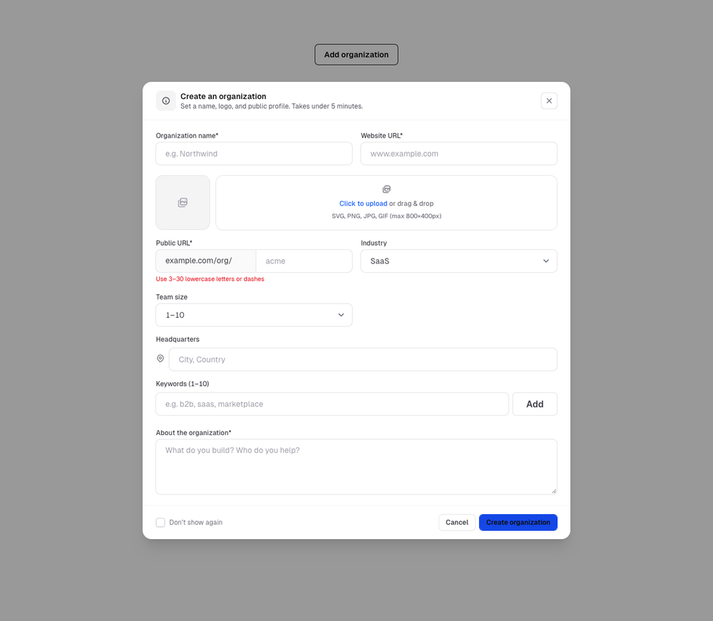 modals preview 4