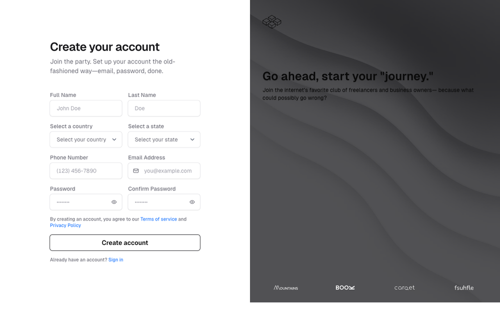 sign-up preview 4