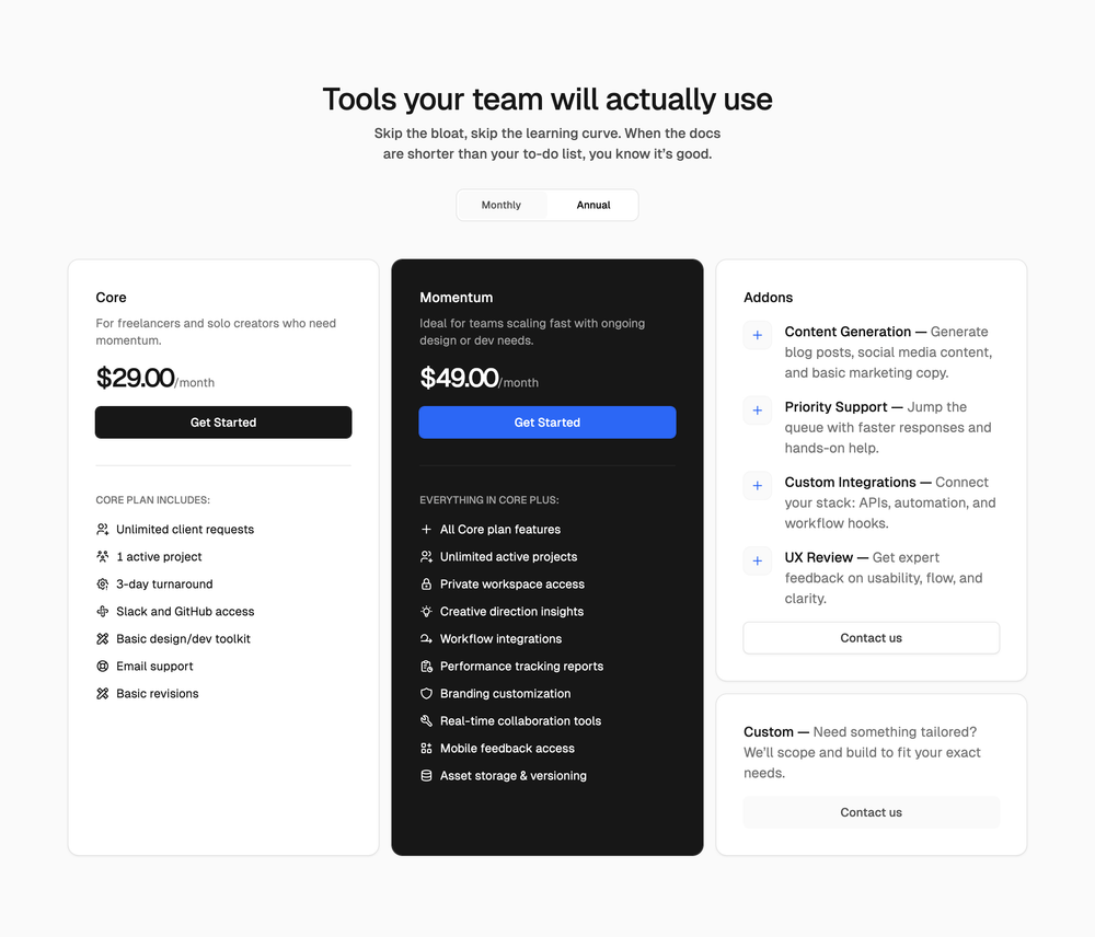 pricing preview 7