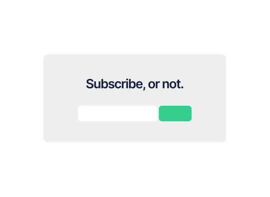 Newsletter Call to Action