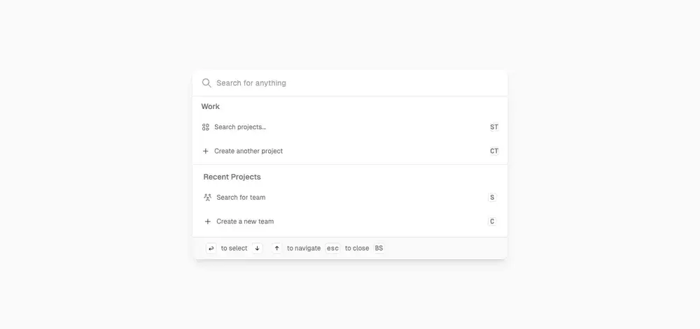 Command Bar
