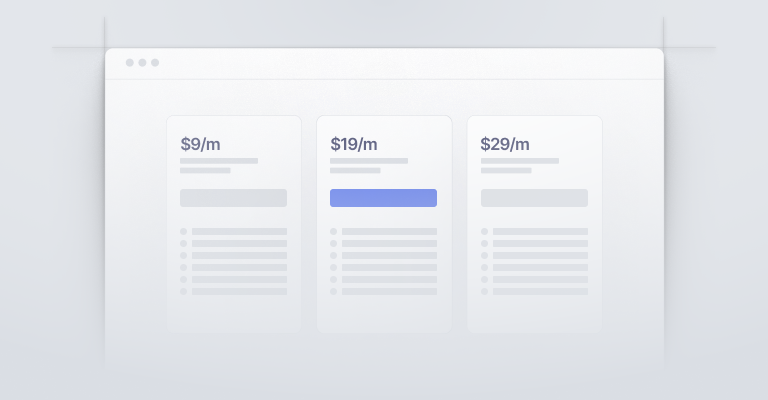 Pricing Sections