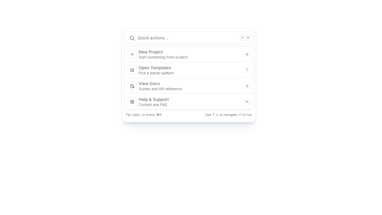 commandbar preview 1