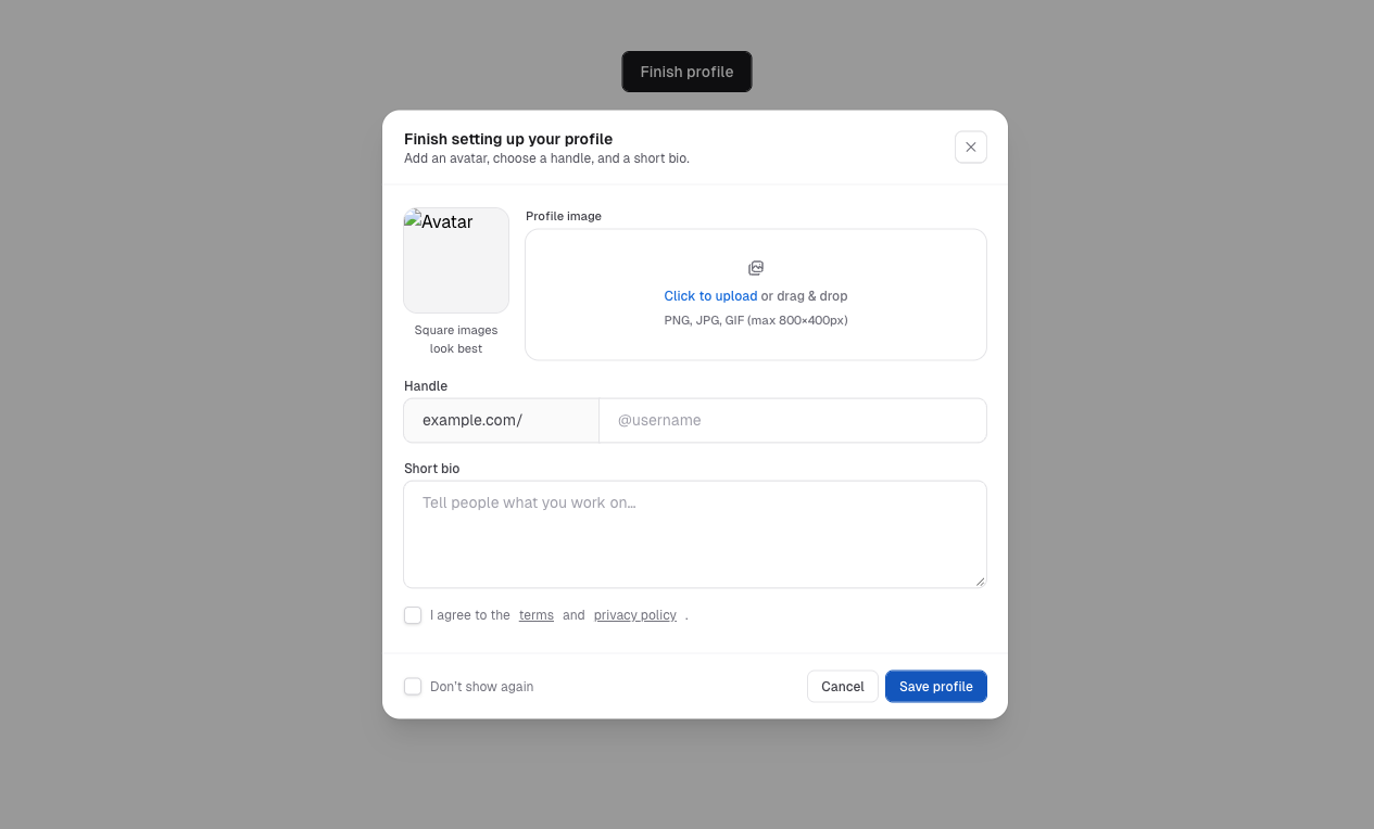 modals preview 3