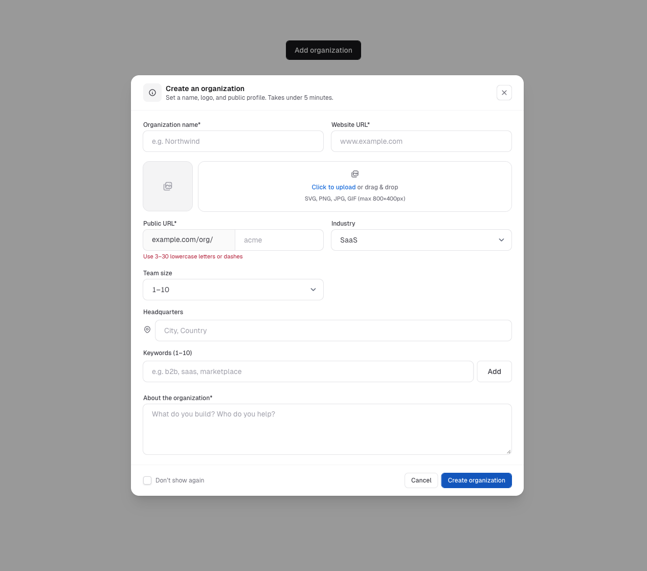 modals preview 4