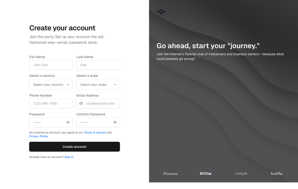 sign-up preview 4