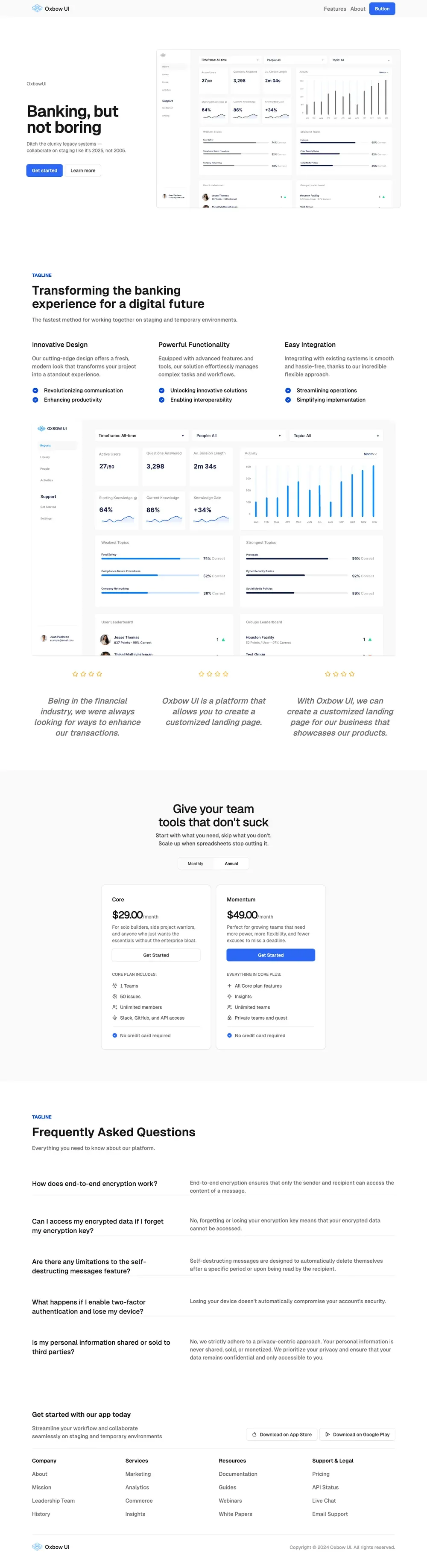 Landing Pages