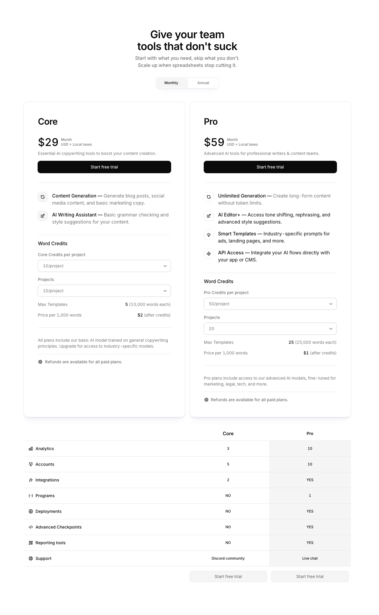 pricing preview 6